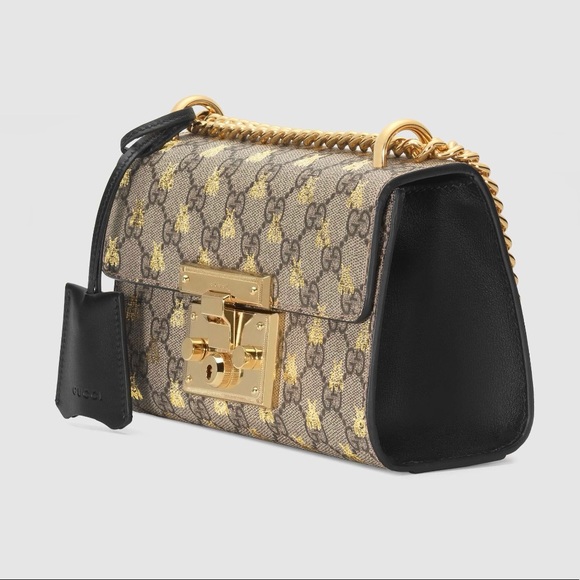 Gucci Padlock GG Bees Shoulder Bag - Picture 2 of 7